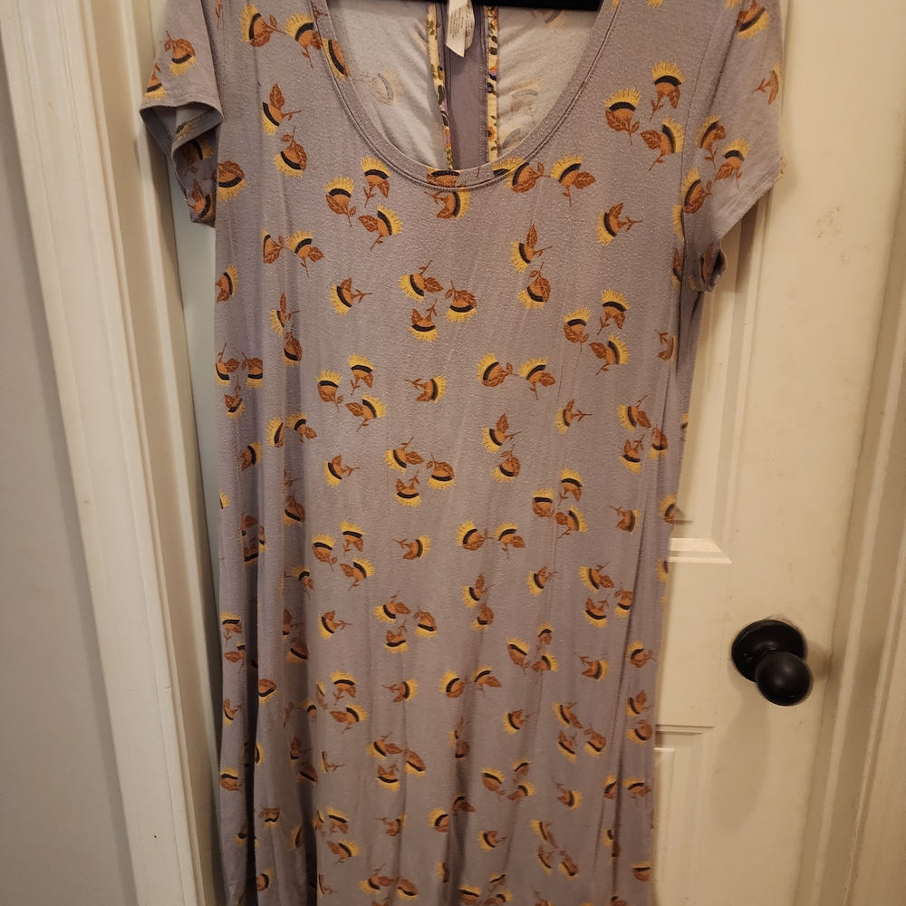 Matilda Jane Purple and Orange Midi Dress